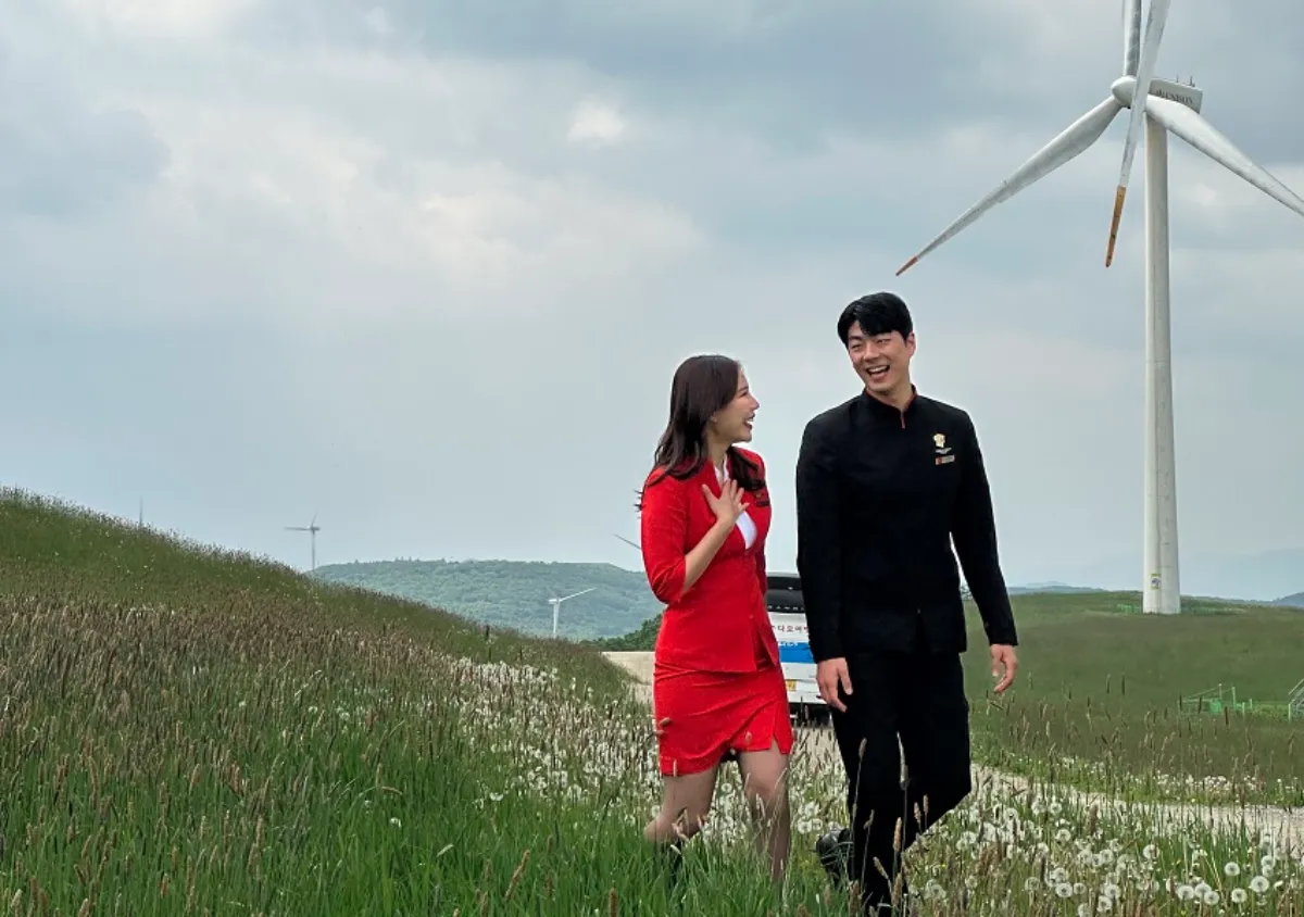 Samyang roundhill is a scenic ranch with beautiful meadows, wind turbines and grazing animals. – pic courtesyof gangwonstate