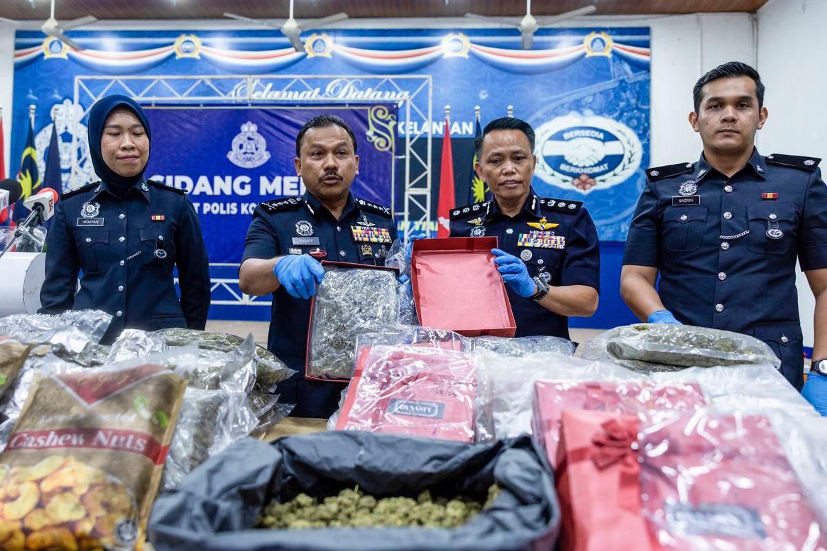 Pasangan suami isteri ditahan, dadah RM3.1 juta disorok dalam peket kacang gajus