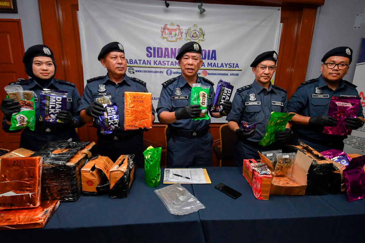 Kelantan customs bust drug syndicate smuggling narcotics as chocolates