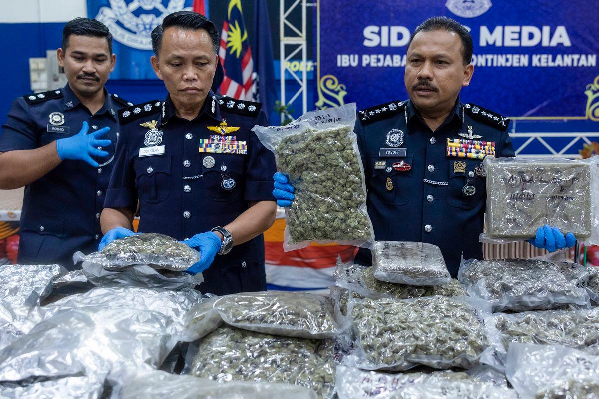 Kelantan police arrest couple, seize RM3.1 million in drugs