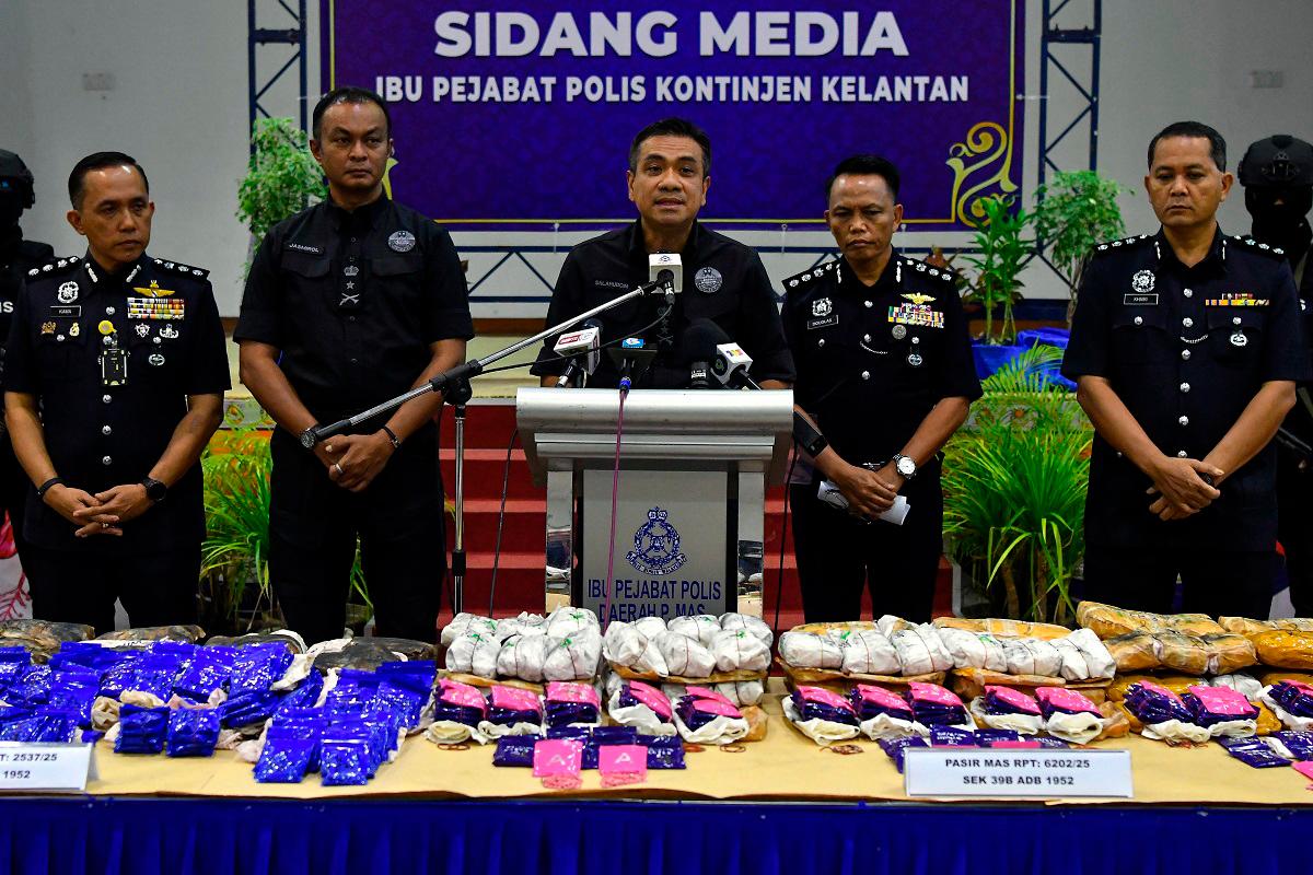 Police uncover RM5m drugs hidden in cow dung in Kelantan raids