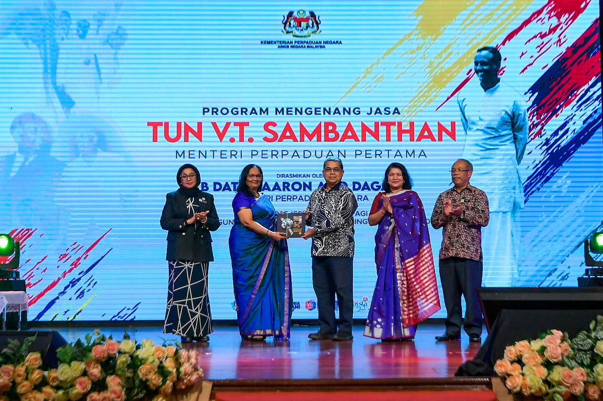 Arkib Negara lancar buku khas warisan pemikiran Tun Sambanthan