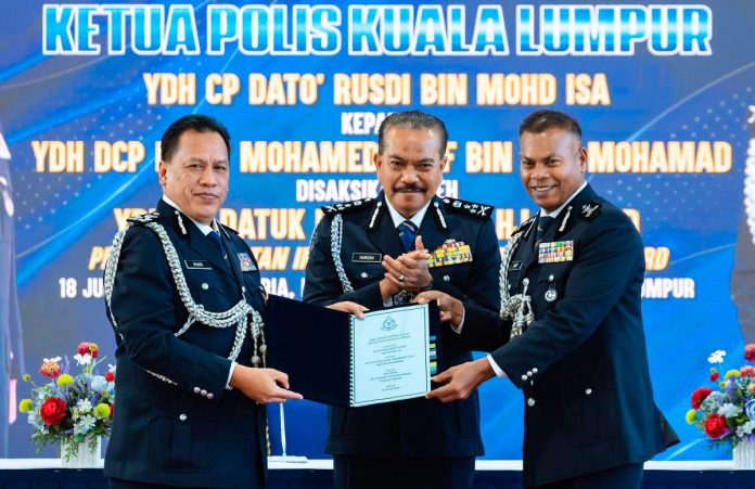 Mohamed Usuf Jan Mohamad memangku jawatan Ketua Polis Kuala Lumpur