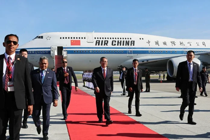 Chinese Premier Li Qiang arrives in Malaysia for ASEAN Summit