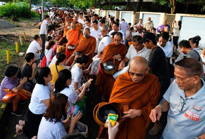 Over 160 monks gather for National Day blessings ceremony in Penang