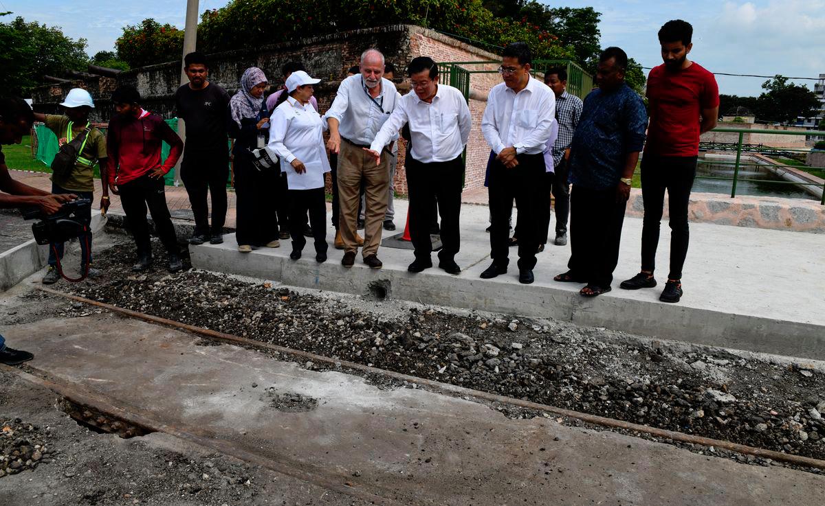 WWII-era trolley rails found near Penang’s Fort Cornwallis WWII-era trolley rails found near Penang’s Fort Cornwallis
