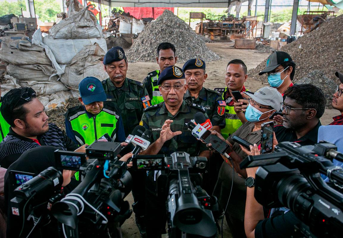 GOF seizes RM31m e-waste in Perak illegal factory raid