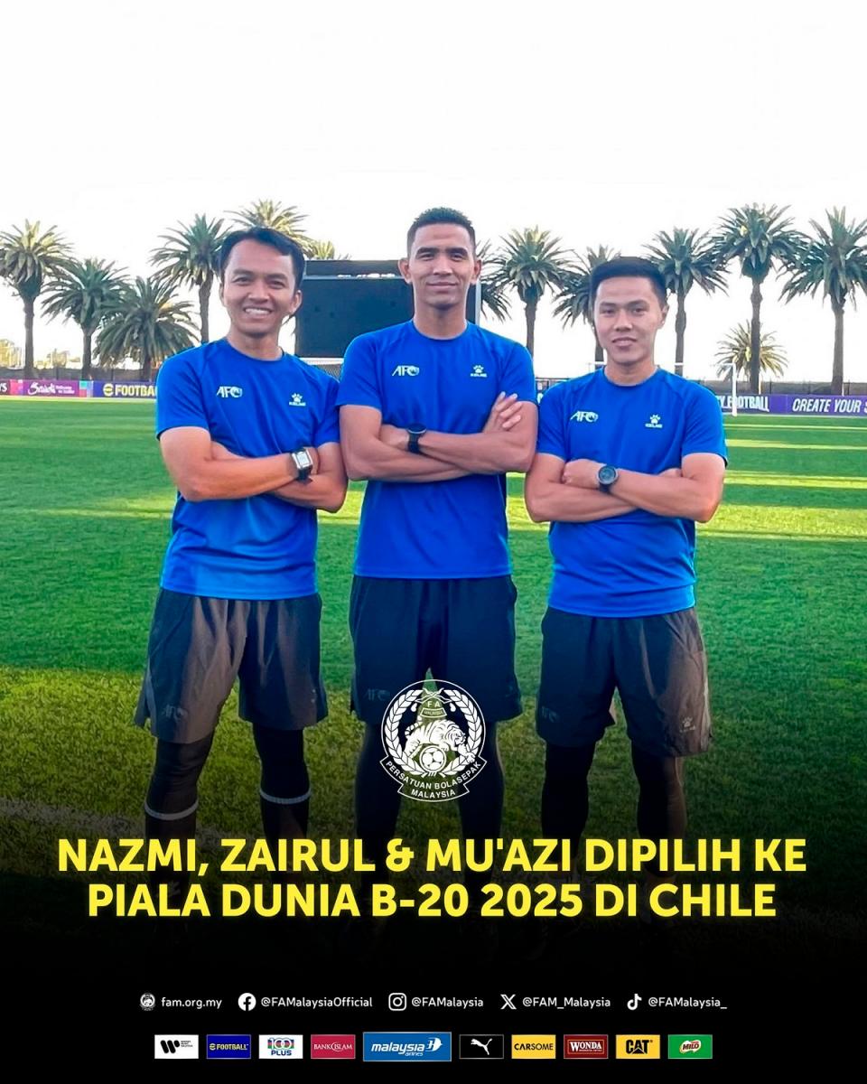 Malaysian referee Nazmi Nasaruddin to officiate at FIFA U-20 World Cup