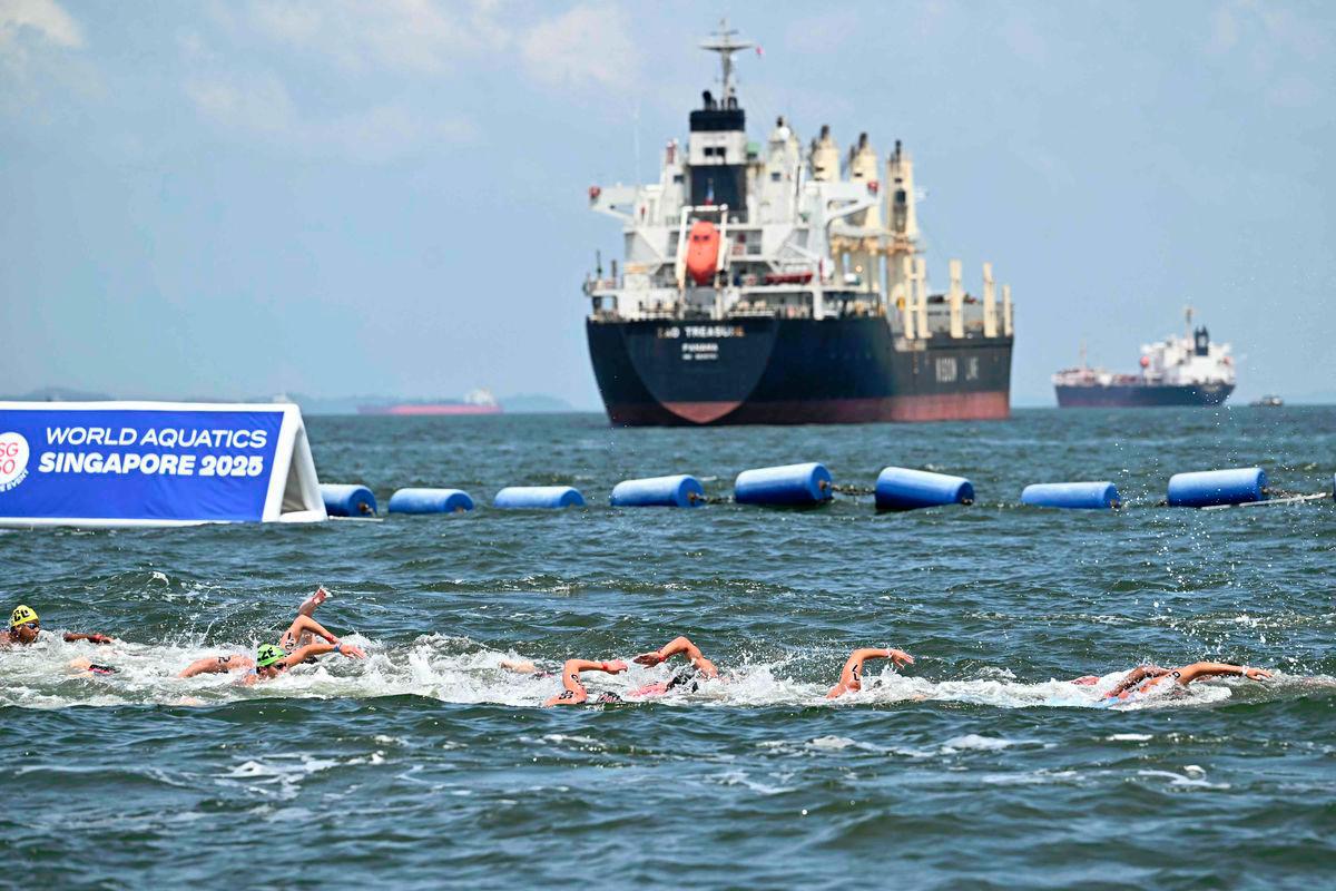 World open water races in Singapore back on after water quality delays World open water races in Singapore back on after water quality delays