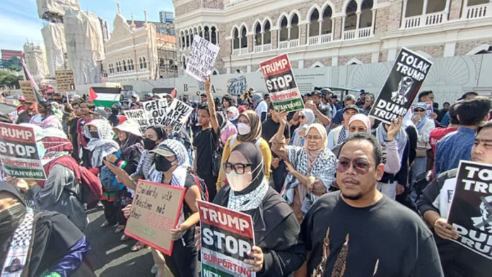Protesters Speak Out During Asean Summit in KL