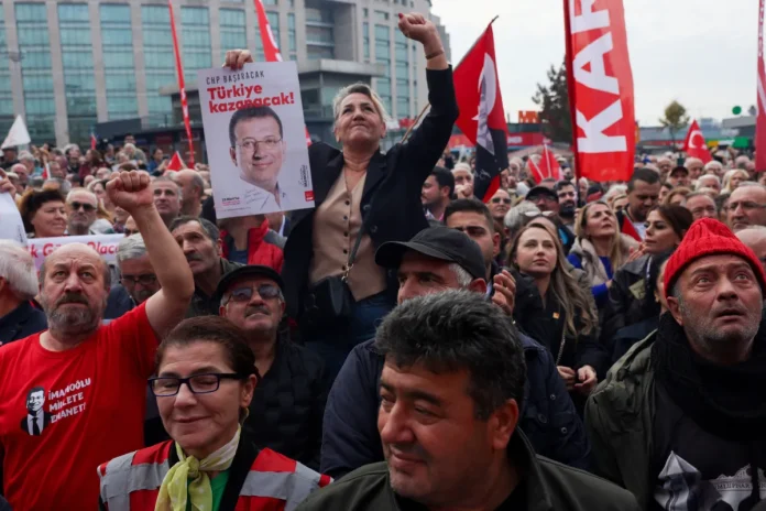 turkey-politics-imamoglu Turkey court orders arrest of Istanbul's jailed mayor for 'political espionage'