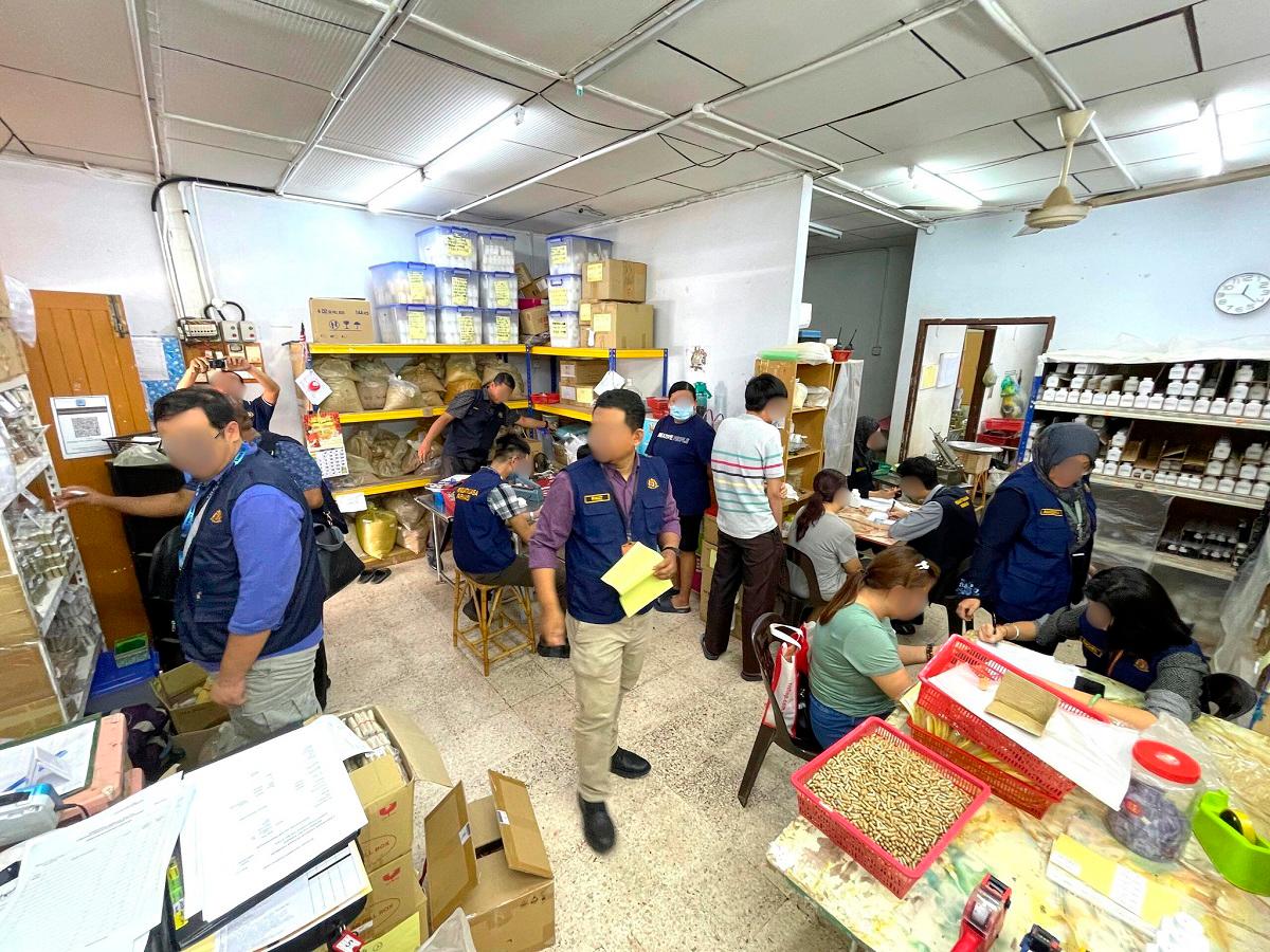 RM5.2m unregistered traditional products seized in Penang raid RM5.2m unregistered traditional products seized in Penang raid