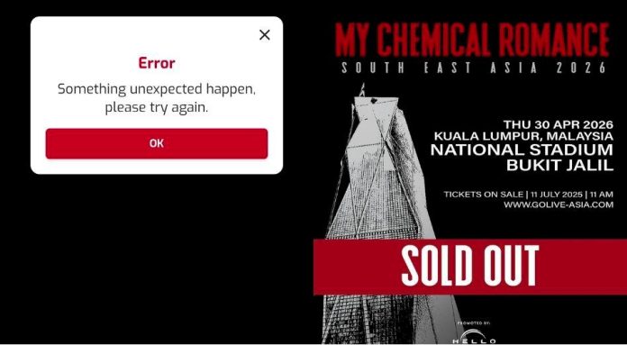My Chemical Romance ticket buyers express frustration over crashed website and sold out tickets