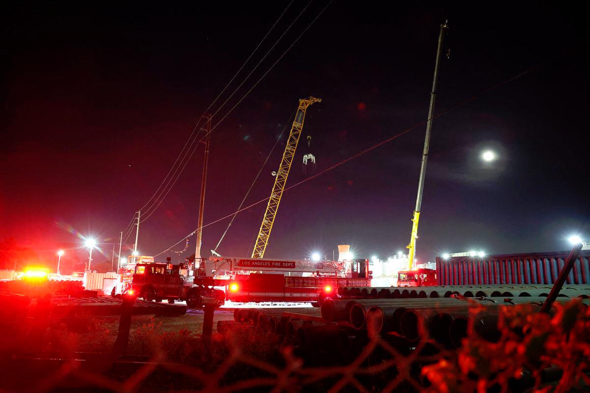 All 31 workers rescued after Los Angeles tunnel collapse All 31 workers rescued after Los Angeles tunnel collapse