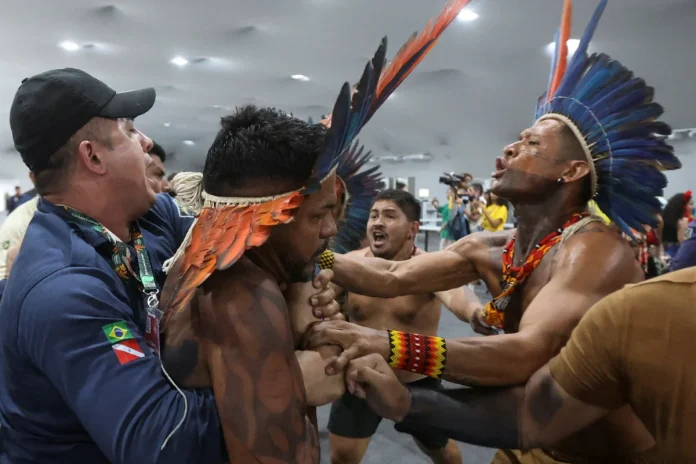 Protesters clash with security at COP30 summit in Brazil