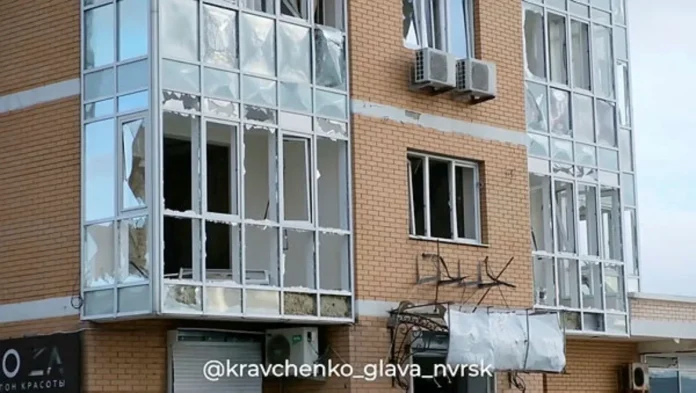 Ukrainian drone attack damages Russian oil port and ship