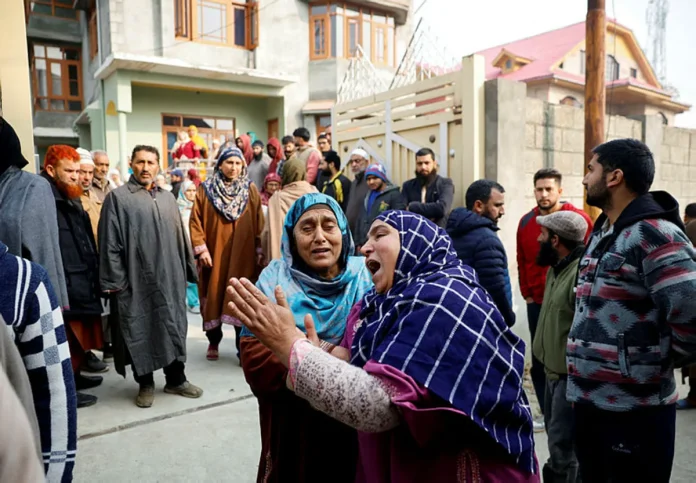 2025-11-15t044630z-665205604-rc2swha4awkc-rtrmadp-3-kashmir-blast-t6917f7b2-m800-xcfb32a4a (1) Nine killed, 29 injured in blast at police station in India's Kashmir, sources say