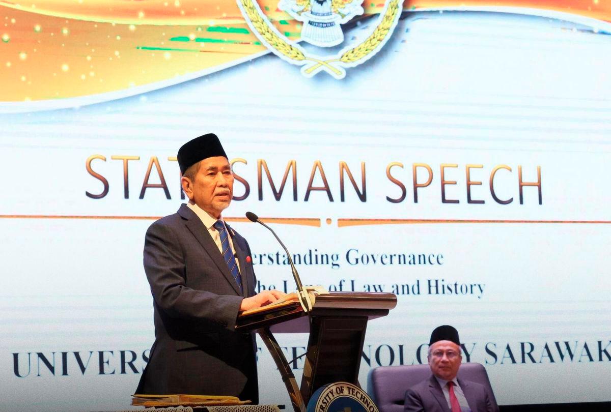 Sarawak governor stresses law and history mastery for good governance Sarawak governor stresses law and history mastery for good governance