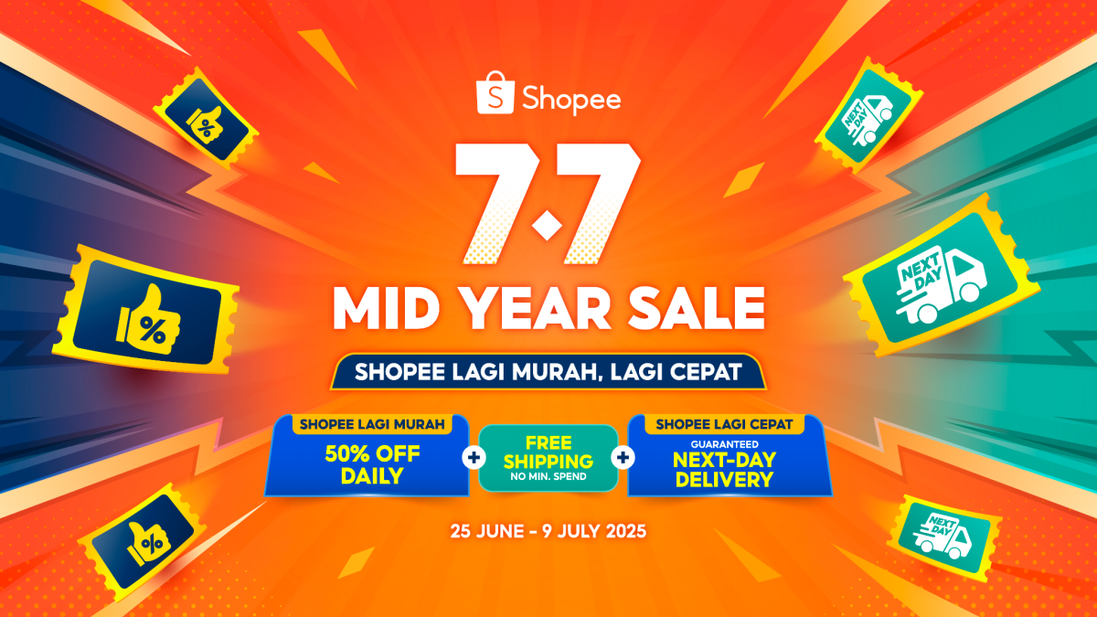 Shopee 7.7 Mid Year Sale Offers Malaysians Unbeatable Value with ‘Lagi Murah, Lagi Cepat’ Deals
