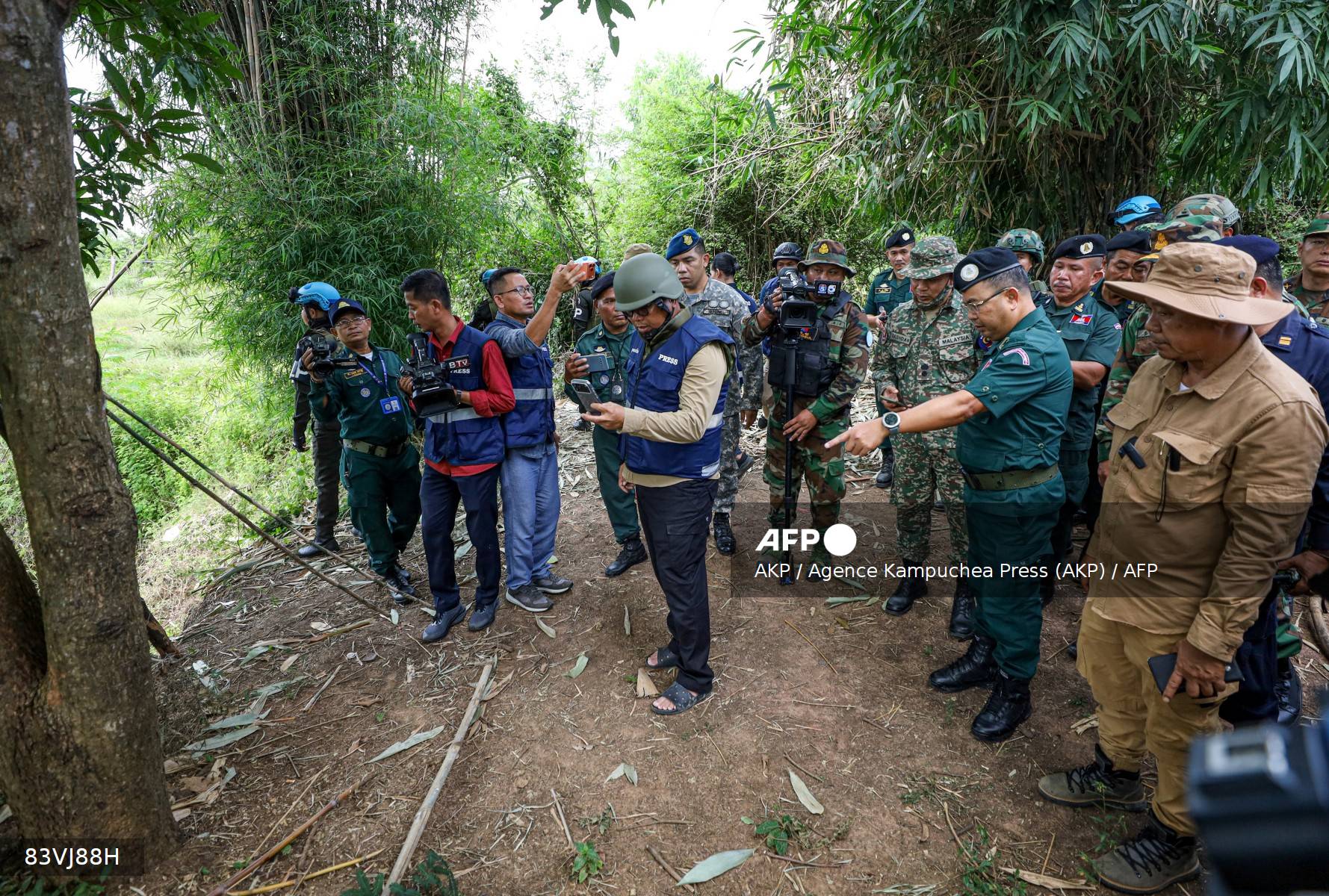 CAMBODIA-THAILAND-CONFLICT Trump calls Thailand, Cambodia after new clashes: White House