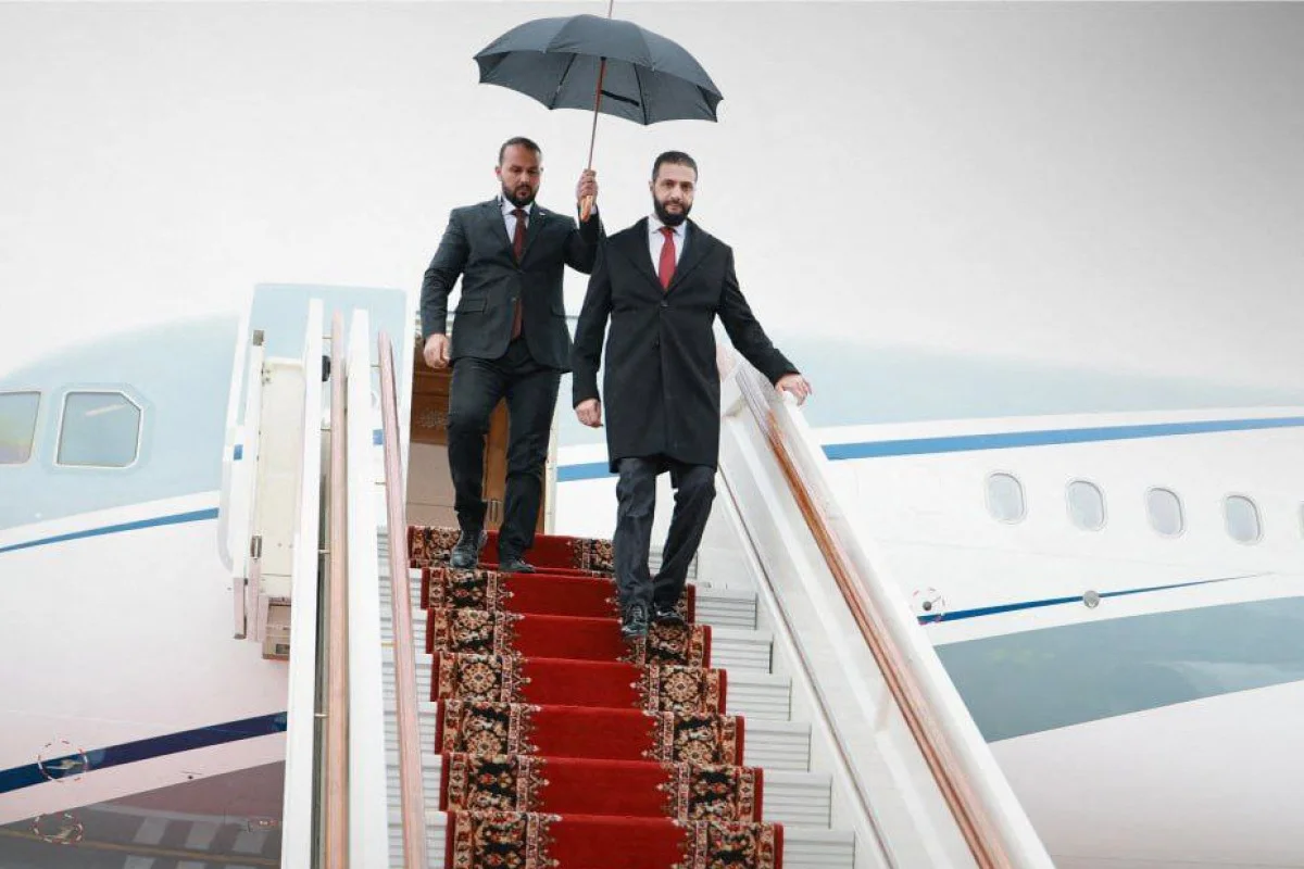 Syrian president arrives in US for landmark White House visit