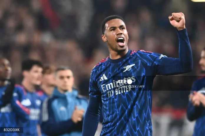 Arsenal's Gabriel sidelined for weeks with thigh injury