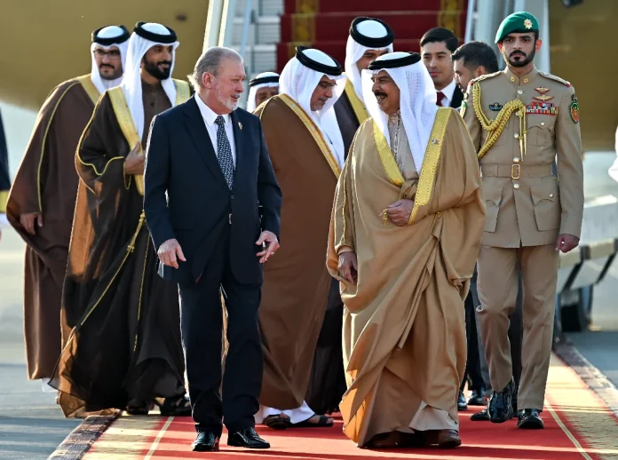 Sultan Ibrahim attends state banquet at Bahrain's Sakhir Palace