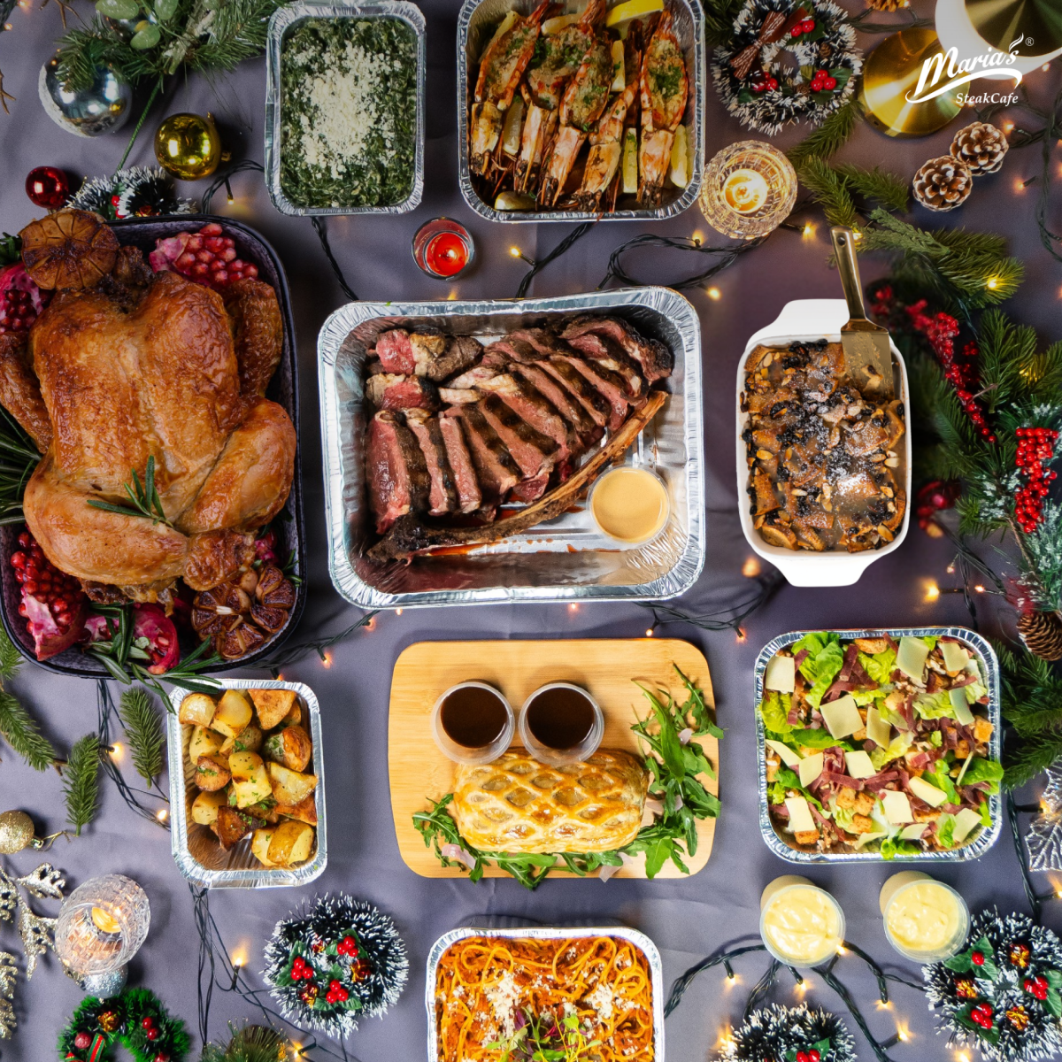 A heartwarming Christmas awaits at Maria’s SteakCafe with classic festive favourites A heartwarming Christmas awaits at Maria’s SteakCafe with classic festive favourites