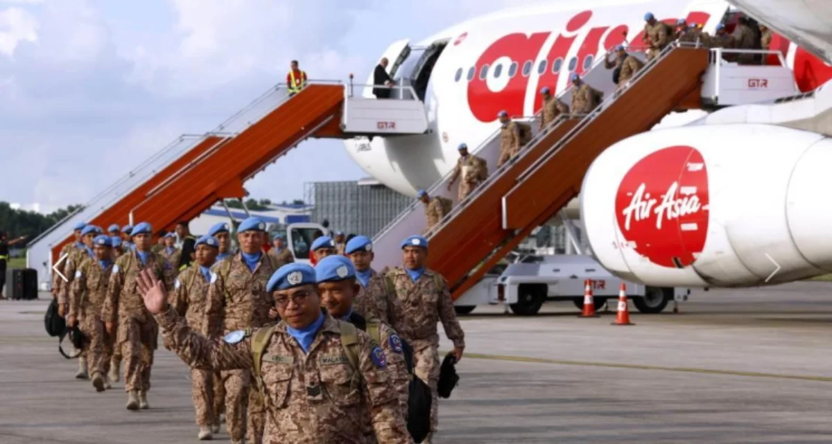Final Malaysian peacekeepers return home from Lebanon mission