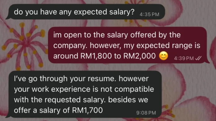 Fresh graduate disappointed after company in Sabah offers her RM1.7k salary for admin exec position