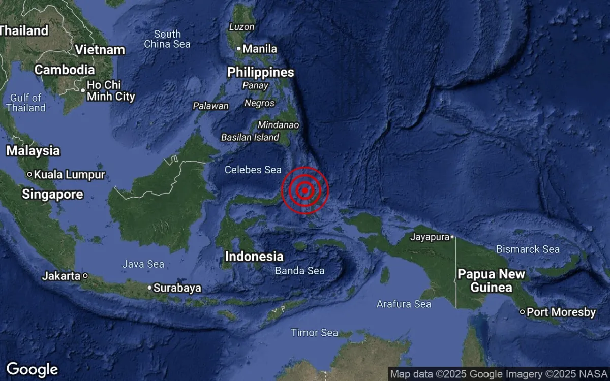 Gempa bumi sederhana 5.5 skala Richter landa Utara Halmahera Gempa bumi sederhana 5.5 skala Richter landa Utara Halmahera