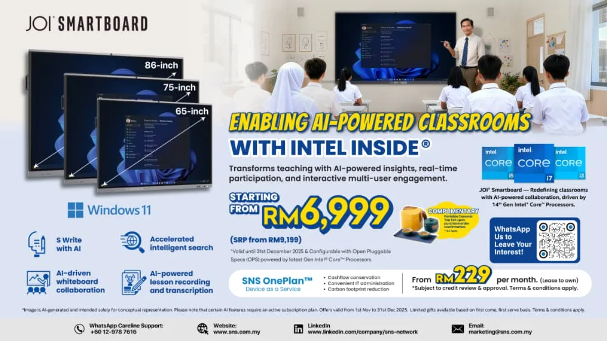 Joi® smartboard: enabling ai-powered classrooms with intel inside®