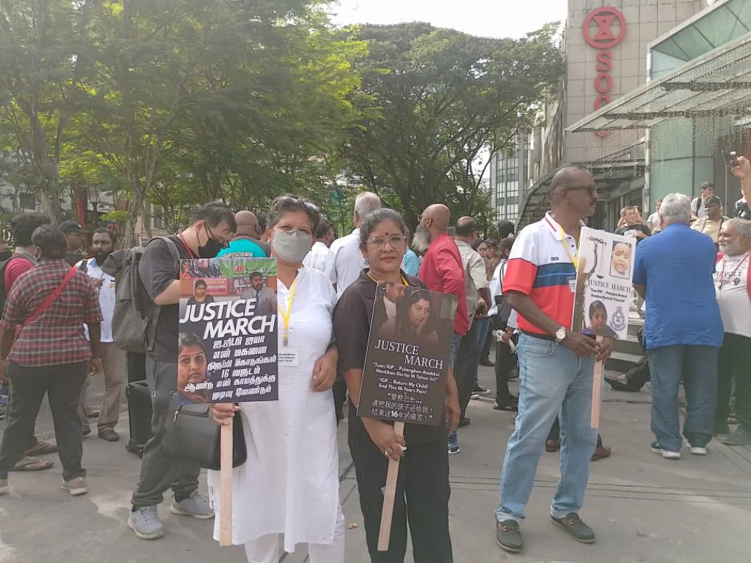 Justice March forms at SOGO to demand action on Indira Gandhi’s daughter missing since 2009