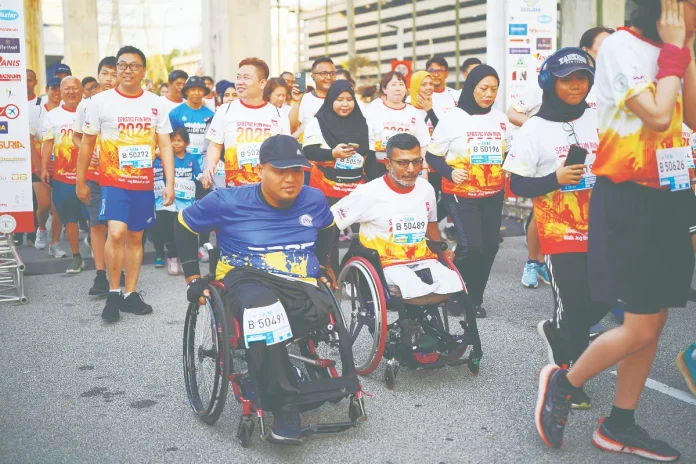 Lively public support for Spastic Fun Run in PJ