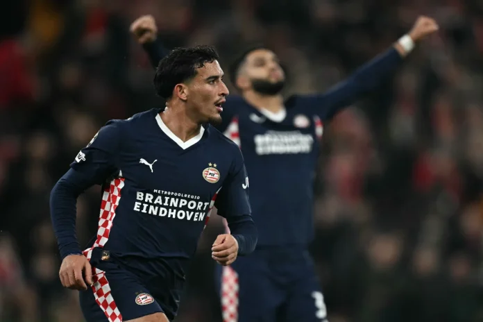 Liverpool slump to PSV defeat as Arsenal beat Bayern in Champions League