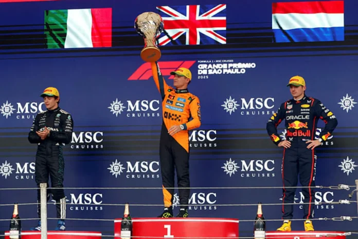 Verstappen storms from pit lane to podium in dramatic Sao Paulo GP