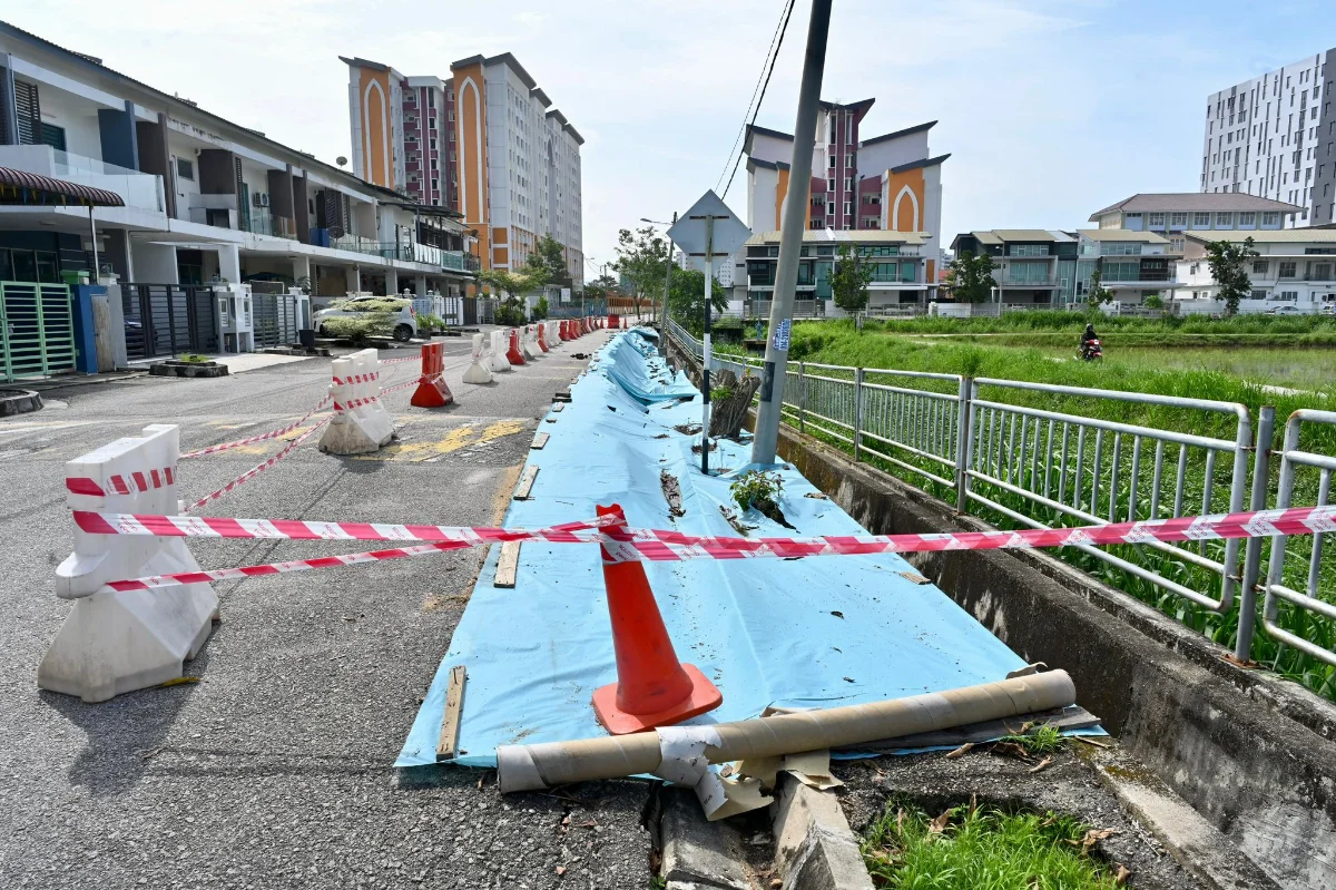 MBSP_ambil_tindakan_segera_baiki_mendapan_jalan_di_Taman_Seri_Tawar