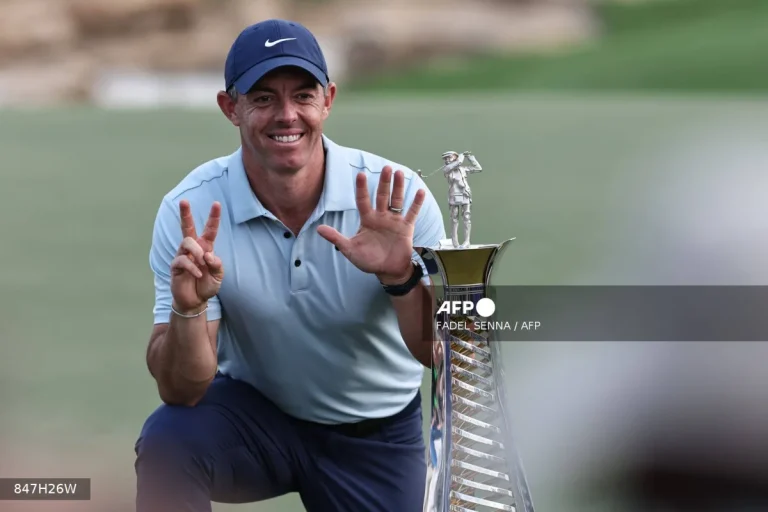 McIlroy clinches seventh Race to Dubai title despite playoff loss