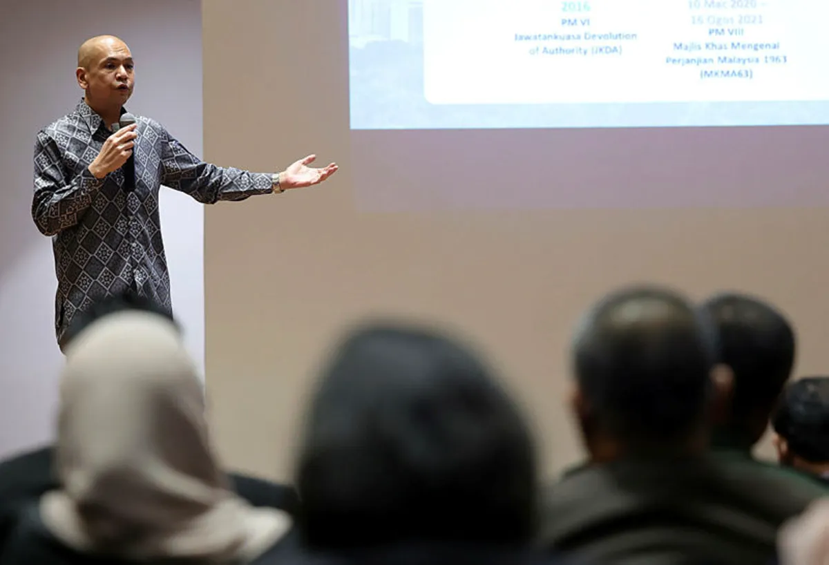 Pemimpin GRS diingat jangan sabotaj parti jika tidak dicalonkan Pemimpin GRS diingat jangan sabotaj parti jika tidak dicalonkan