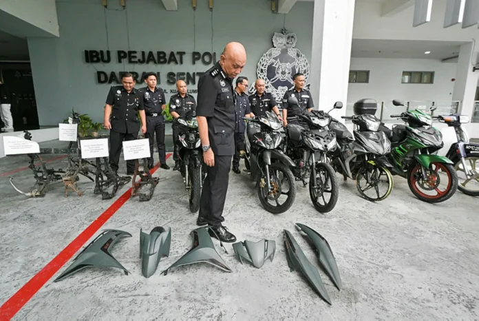Polis tumpas Geng Ajoi, dua lelaki ditahan kes curi motosikal
