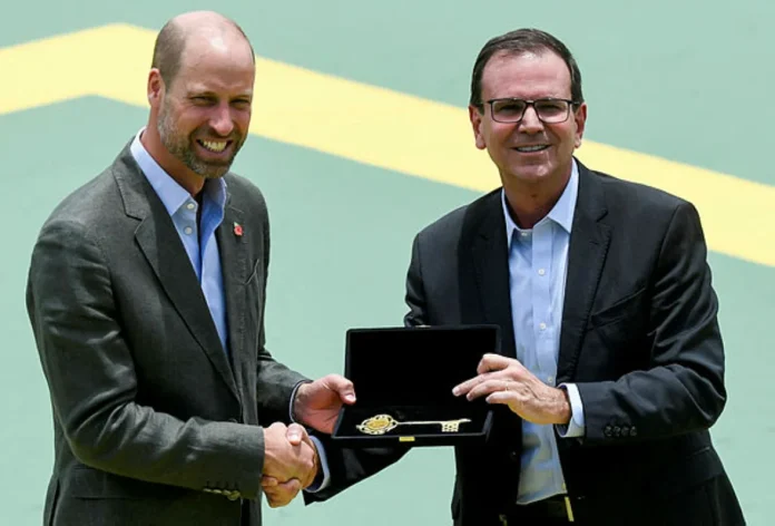 Prince William visits Rio de Janeiro on climate-focused Brazil trip