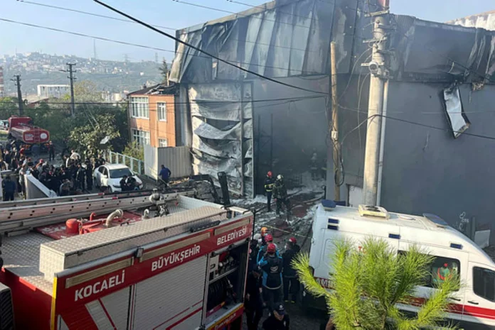 Six killed in Turkish perfume warehouse fire, three arrested