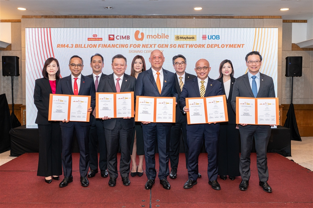 U Mobile Secures RM4.3 Billion Syndicated Financing to Accelerate Nationwide 5G Rollout U Mobile Secures RM4.3 Billion Syndicated Financing to Accelerate Nationwide 5G Rollout