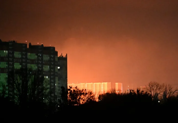 Kyiv under massive Russian attack with explosions and fires reported