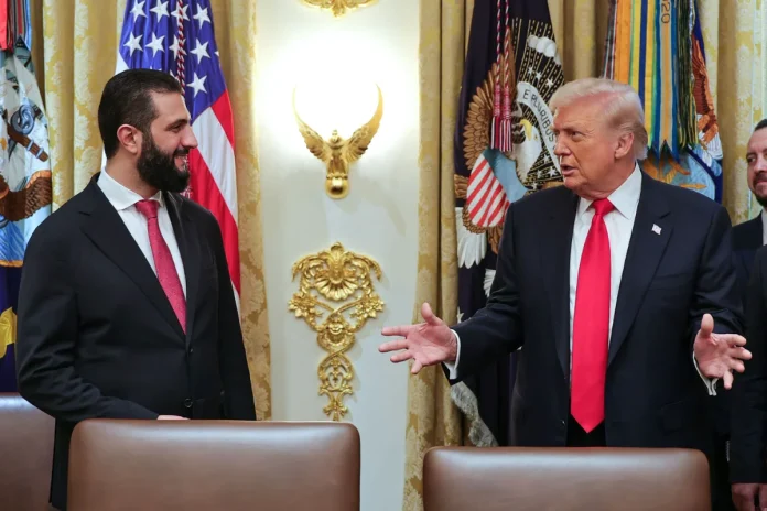 Trump praises Syria's ex-jihadist president after historic White House talks
