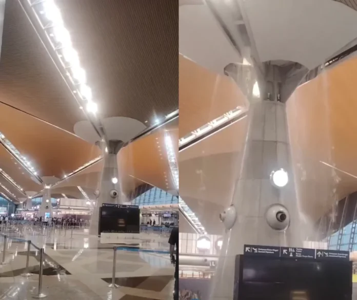 KLIA Terminal 1 water leak caused by contractor error during roof works