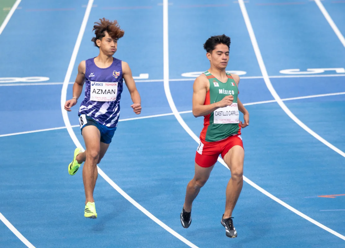 Zamir, Hazrul gagal mara ke final 100m Deaflympics 2025