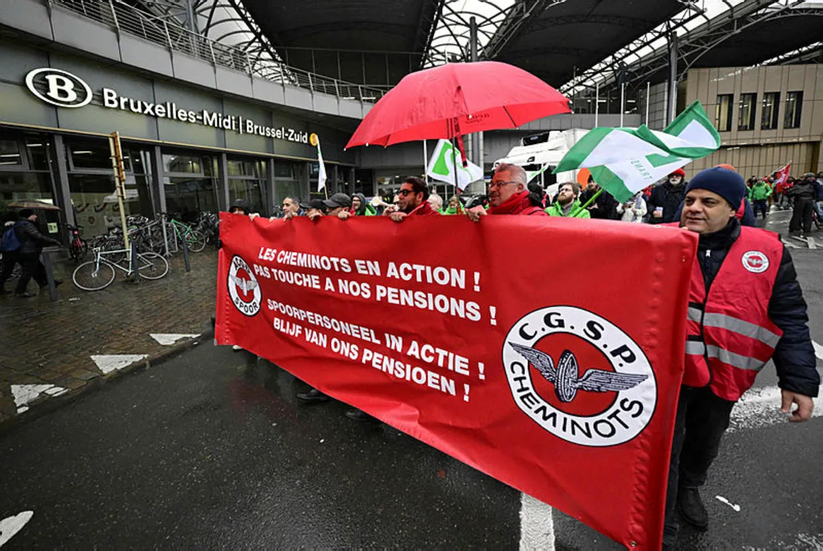 belgium-rail-transport-strike Belgium hit by three-day national strike