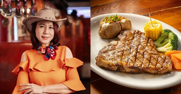 Cynthia & Jake's charbroiled steak.