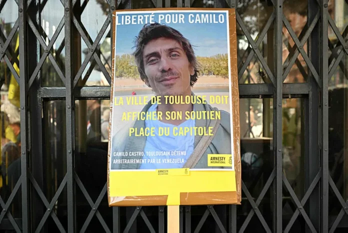 French national who was detained in Venezuela back home